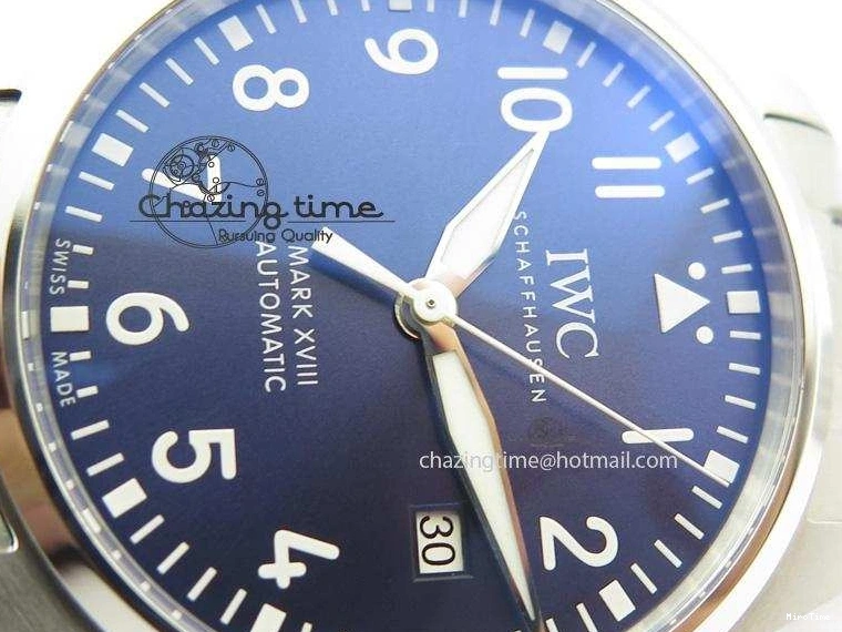 MIROTIME 0314 Durable Mark XVIII Le Petit Prince IW327004 SS Mk Maker Best Edition Blue Dial On SS Bracelet A 7297